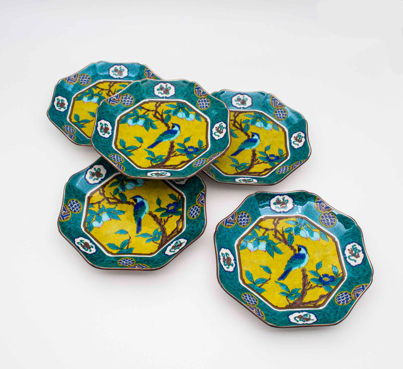 5号皿 吉田屋風桃に鳥 SK-031-P – SEIKOU ONLINE