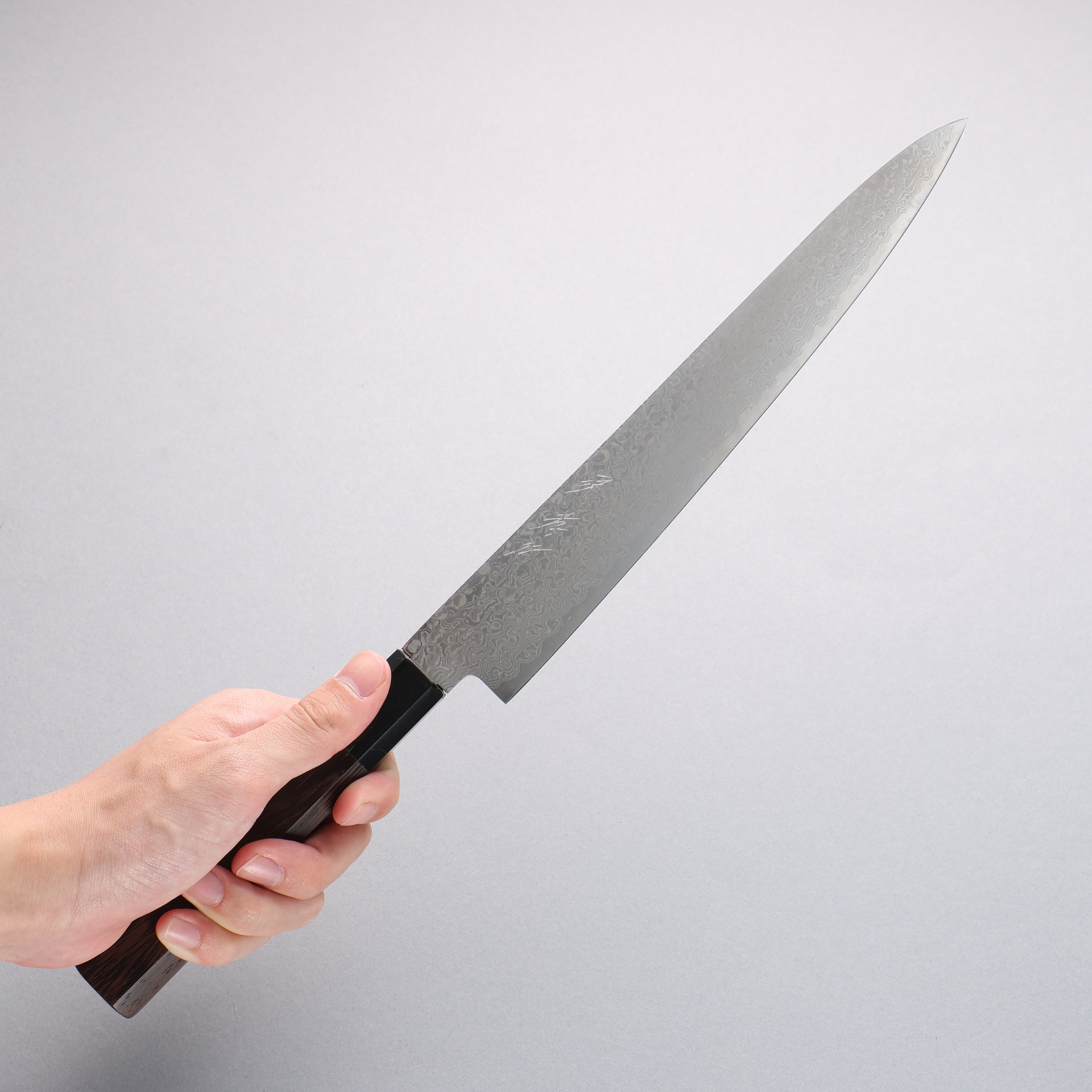 堺 孝行 銀河 ZA-18 ダマスカス 筋引包丁 240mm ウェンジ柄 – 清助刃物