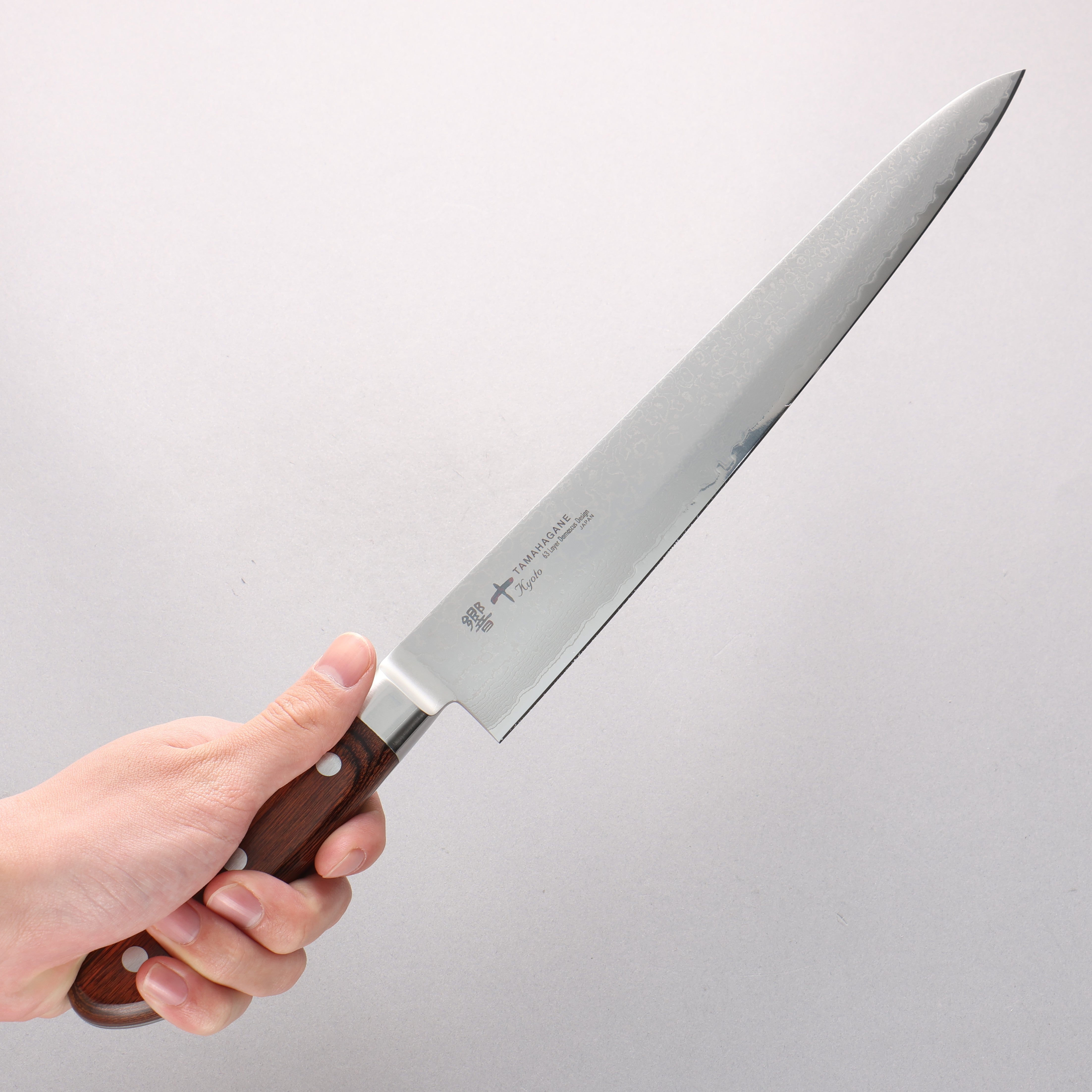 玉鋼 響十 63層 ダマスカス 筋引包丁 270mm KP-1112 – 清助刃物 Japan