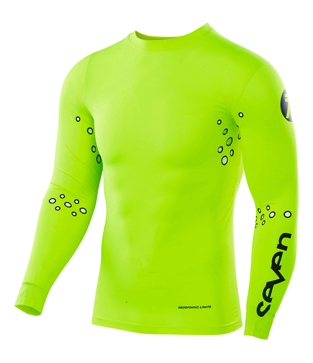 Zero Laser Cut Compression Jersey - Flow Yellow – Seven MX