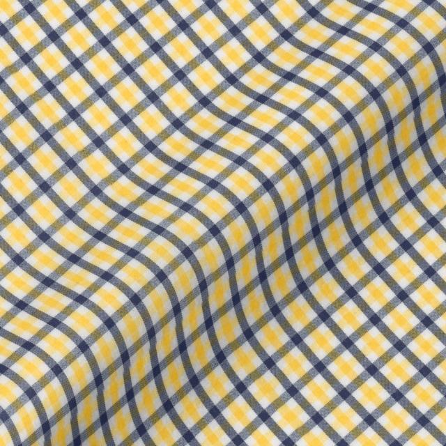 裏替え仕様 [ト-マス] オルタネイトギンガムチェック-イエロー