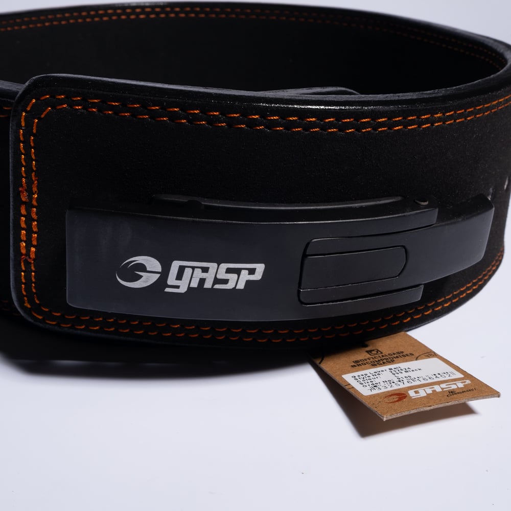The GASP Lever Belt is a strong training companion for heavy lifts