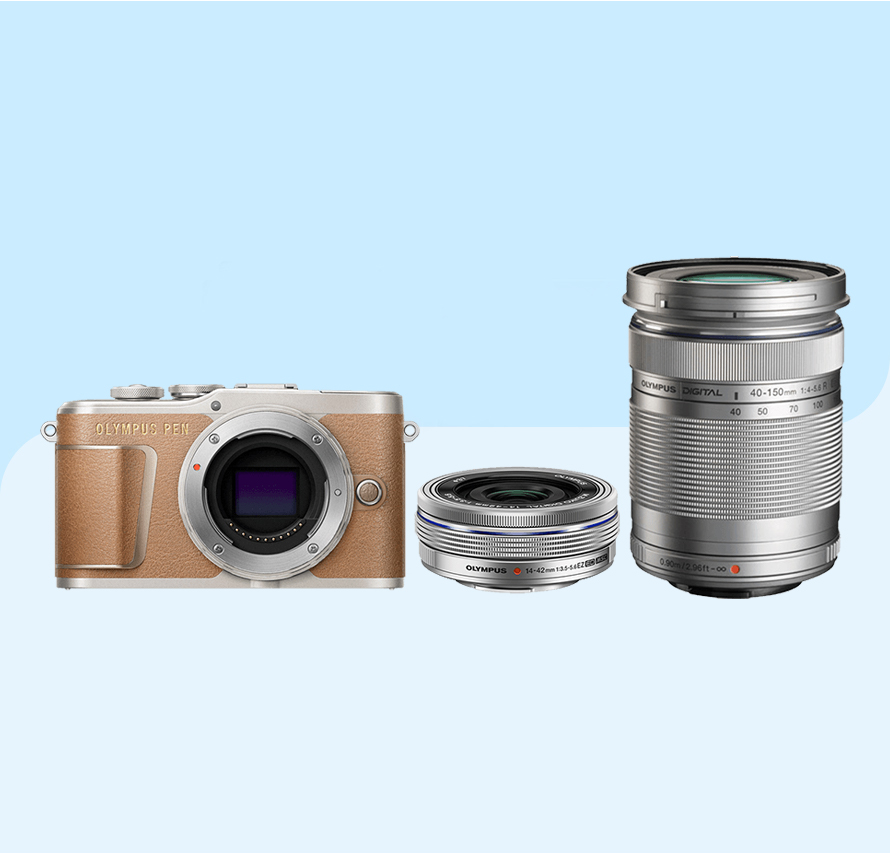 カメラレンタル] オリンパス/OLYMPUS PEN E-PL9 標準&望遠レンズセット