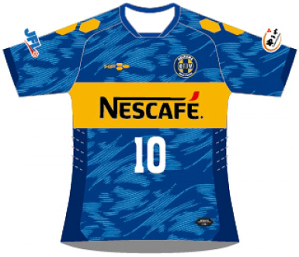 2年目のJFLを戦う沖縄SV、2024シーズンのユニフォーム登場