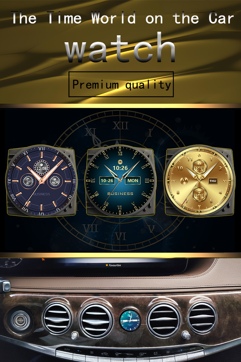 HIOUME Car Clock - Digital Intelligent Stopwatch for Mercedes Benz