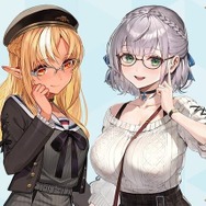 ホロライブ」人気VTuber「白銀ノエル」「不知火フレア」のコラボ眼鏡が