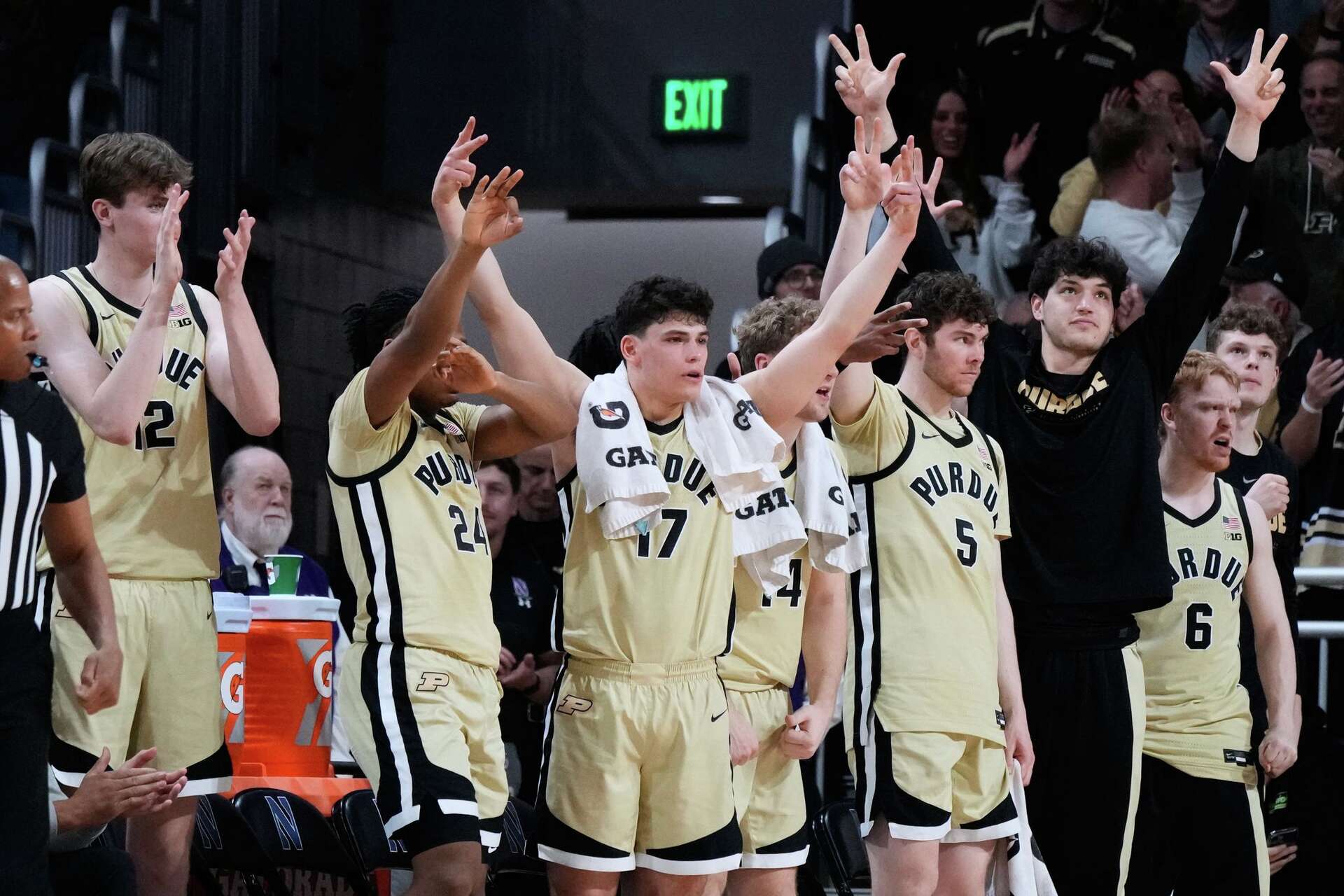 C.J. Cox rallies No. 15 Purdue past Nick Martinelli and
