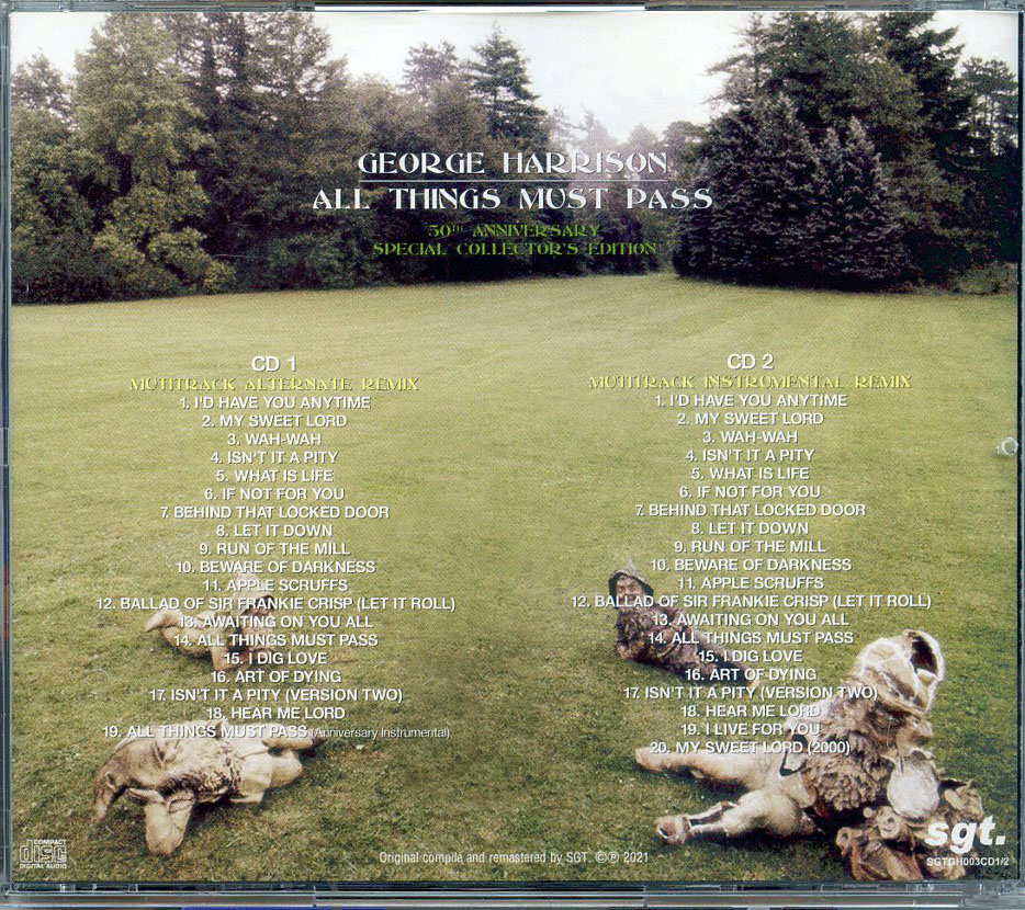 George Harrison (2/Cd) All Things Must Pass 50th Anniversary