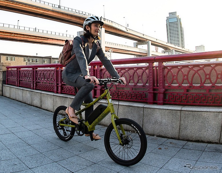 ルイガノ、ミニベロeバイク『イーゼルE』発売へ 最長走行距離105km