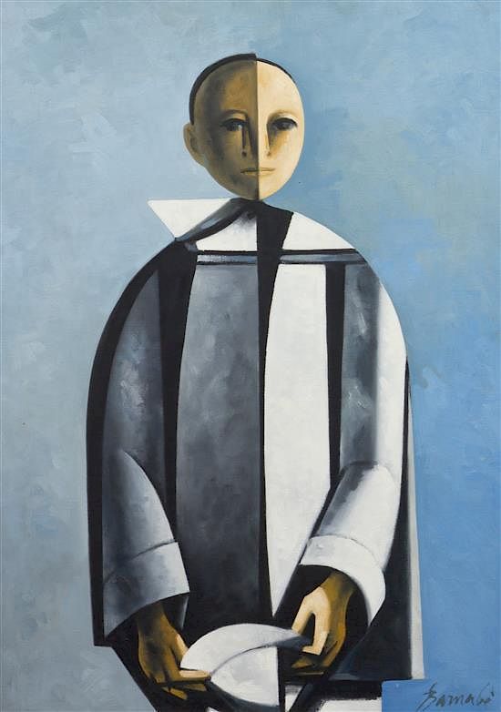 Duilio Barnabe, (Italian, 1914-1961), Figura di uomo, 1961 sold at