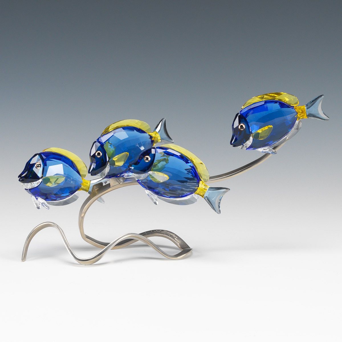 SWAROVSKI ファイティングフィッシュ ブルー 魚 スワロフスキー 【公式