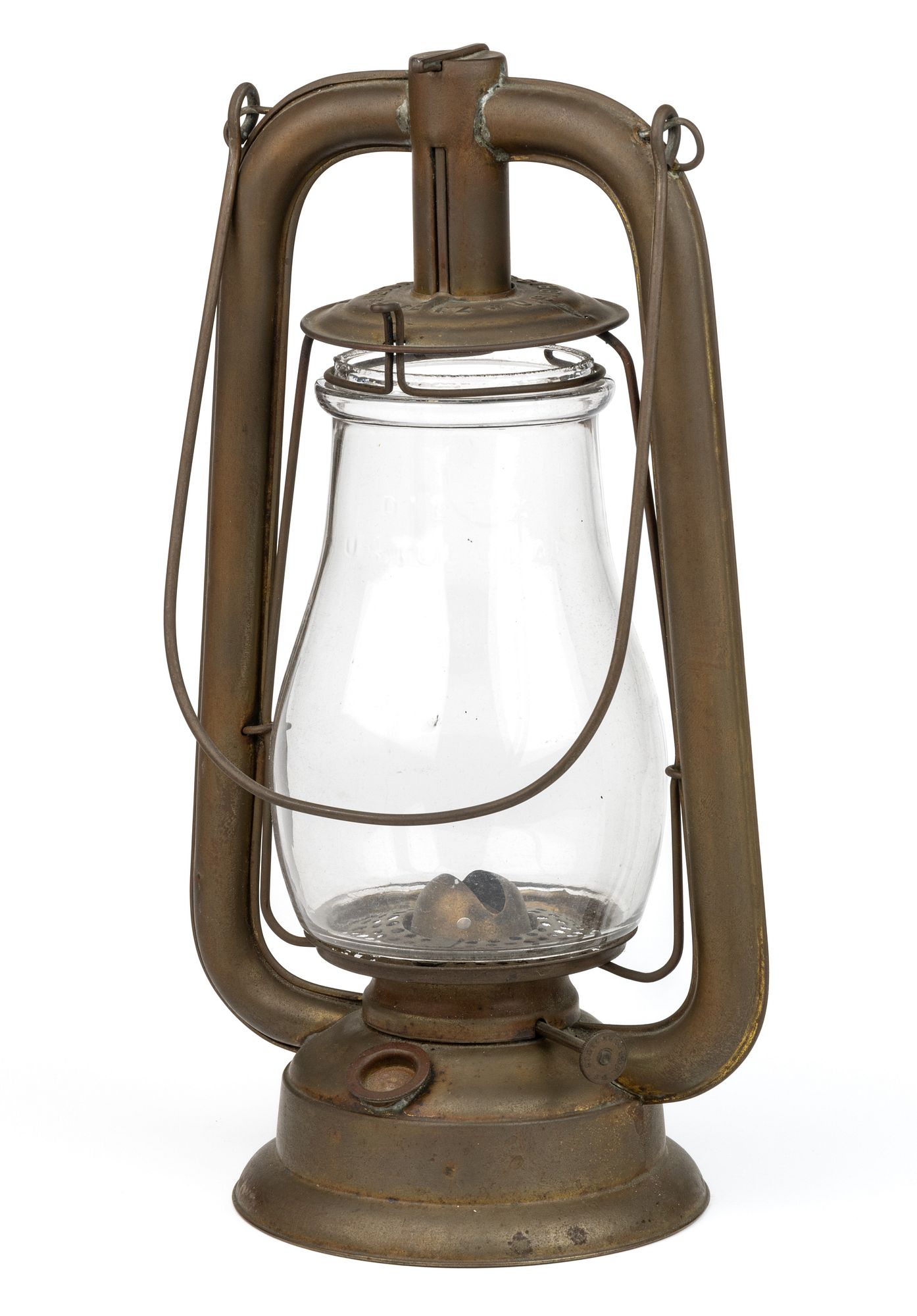 DIETZ & CO. BRASS UNITED STATES HOT-BLAST TUBULAR LANTERN sold at