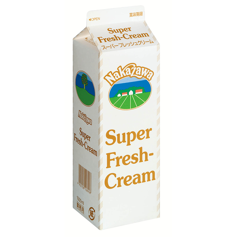 北海道フレッシュクリーム47%（1000ml）|中沢乳業 e-shop