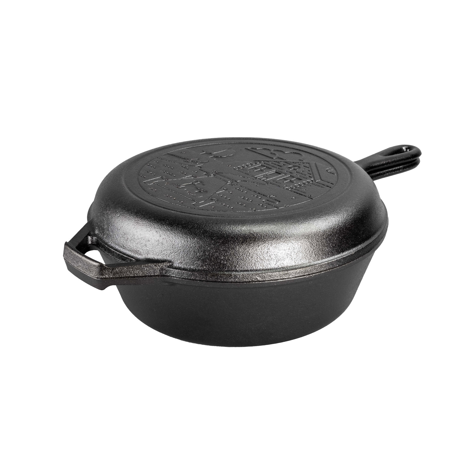 3.2 Quart Cast Iron Cabin Combo Cooker（コンボクッカー10 1/4インチ
