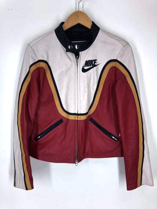 NIKE（ナイキ） レザー シングル ライダース ジャケット レディース