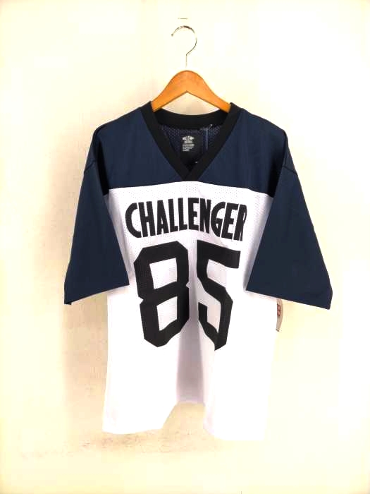 CHALLENGER（チャレンジャー） LOGO PRINTED MESH TEE フットボールT