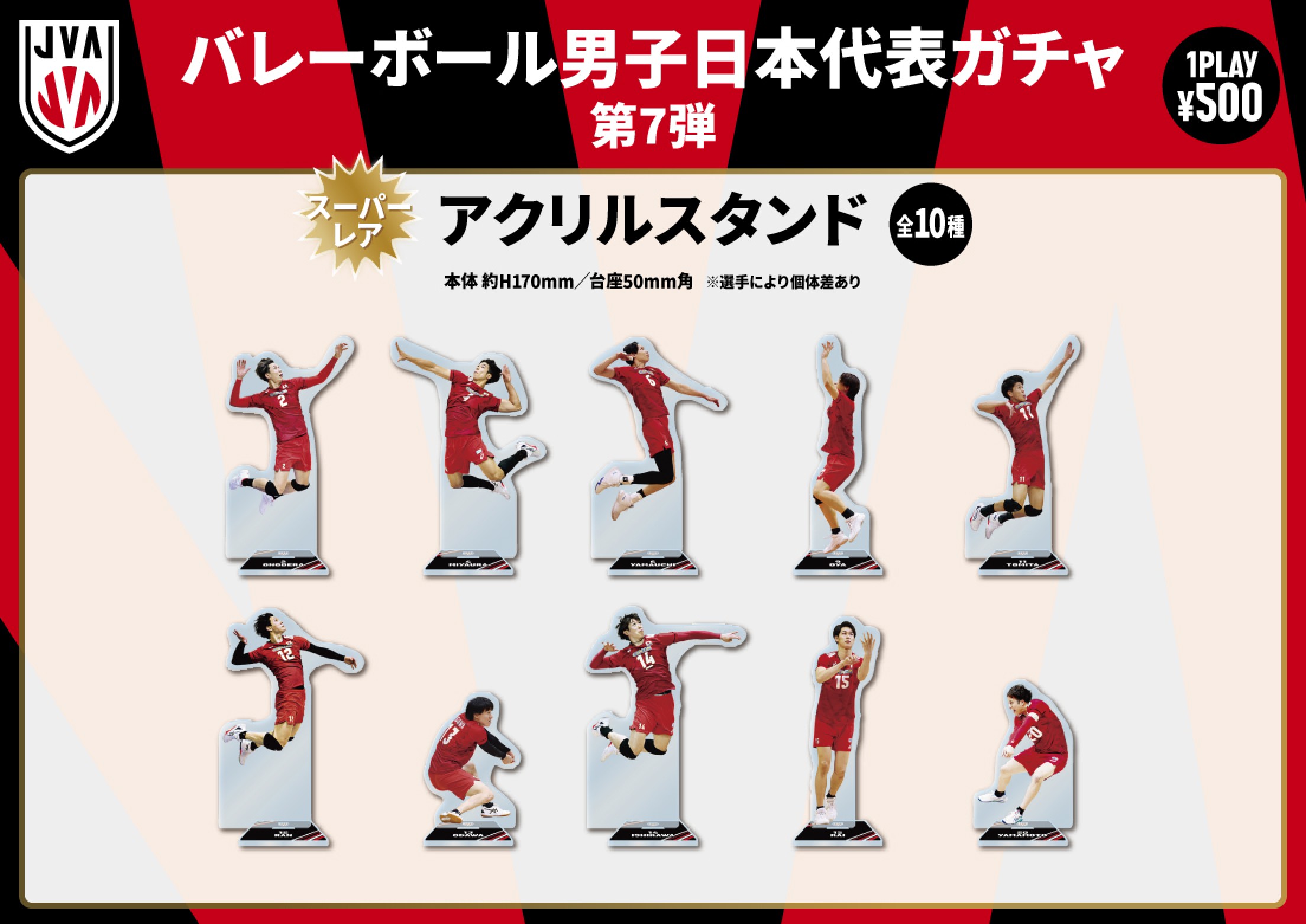 バレーボール男子日本代表】バレーボール男子日本代表ガチャ 第7弾