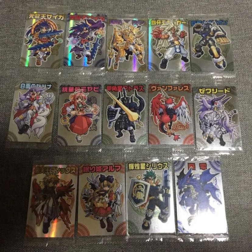 神羅万象チョコ 最初期 稀少品 光龍王サイガ含むセット14枚の通販