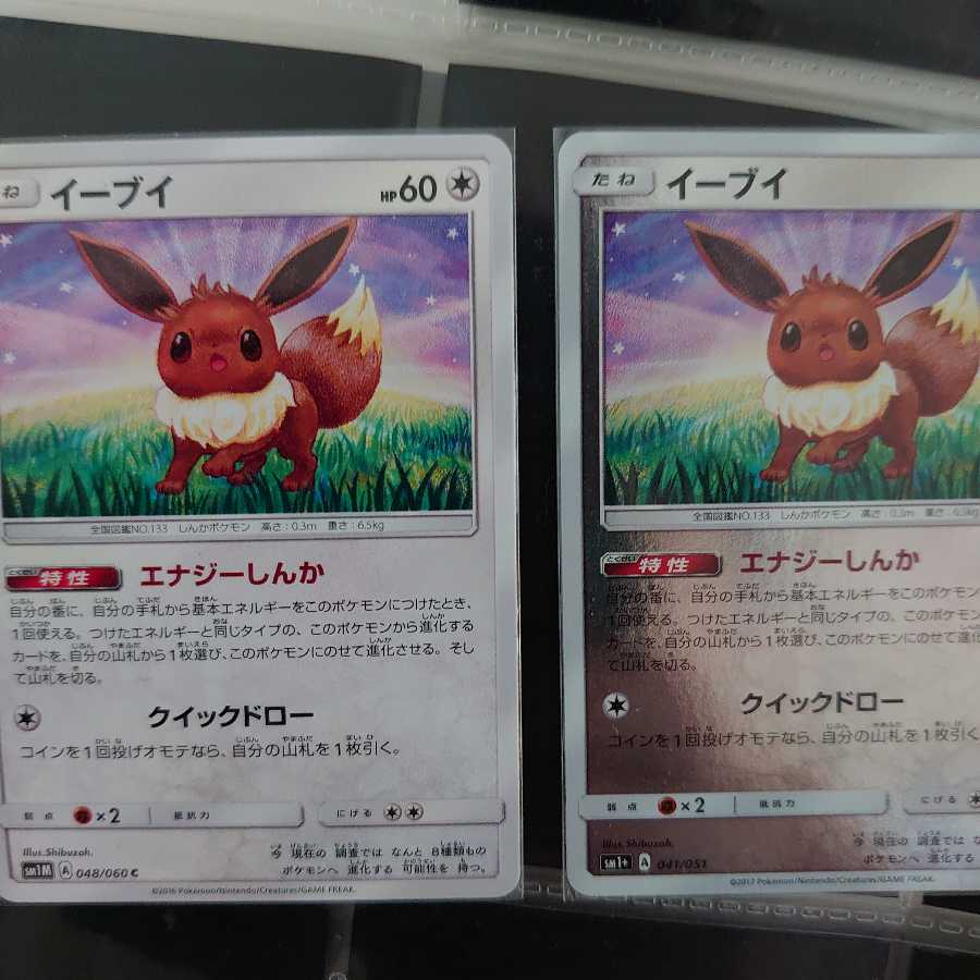 イーブイ エナジーしんか 2枚セット 2枚の通販 はにゅの社プロフ必読