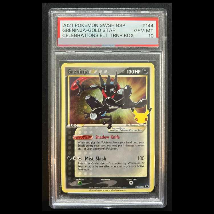 PSA10】ゲッコウガ☆(25th/英語版)(P){SWSH144}[-] 1枚 (Used