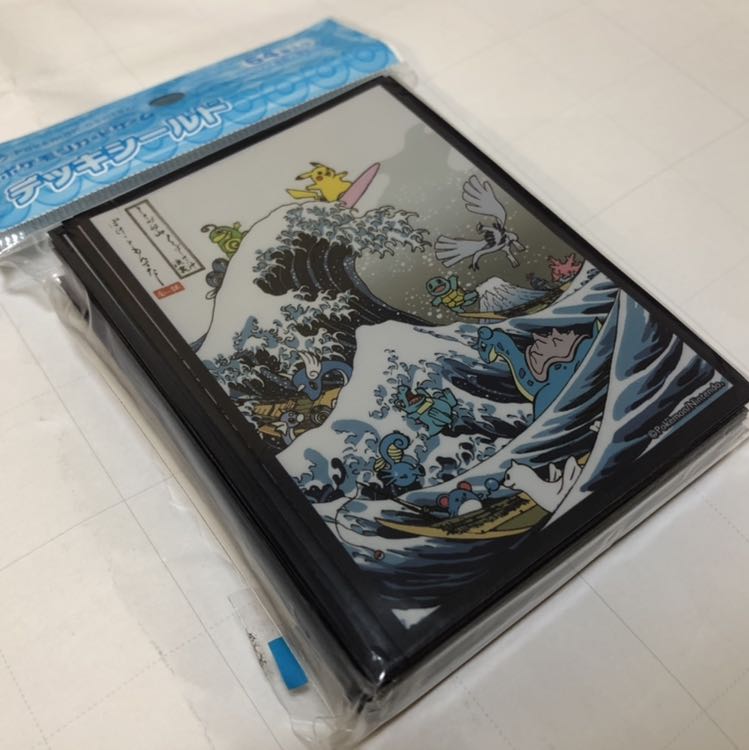 ポケモンカード デッキシールド 浮世絵しろがね山 64枚入りの通販 かげ