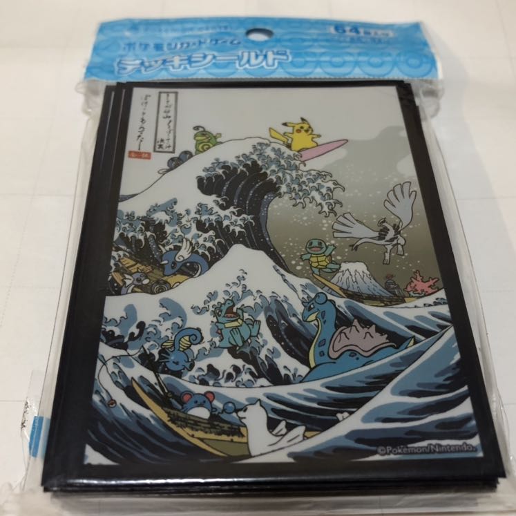 ポケモンカード デッキシールド 浮世絵しろがね山 64枚入りの通販 かげ