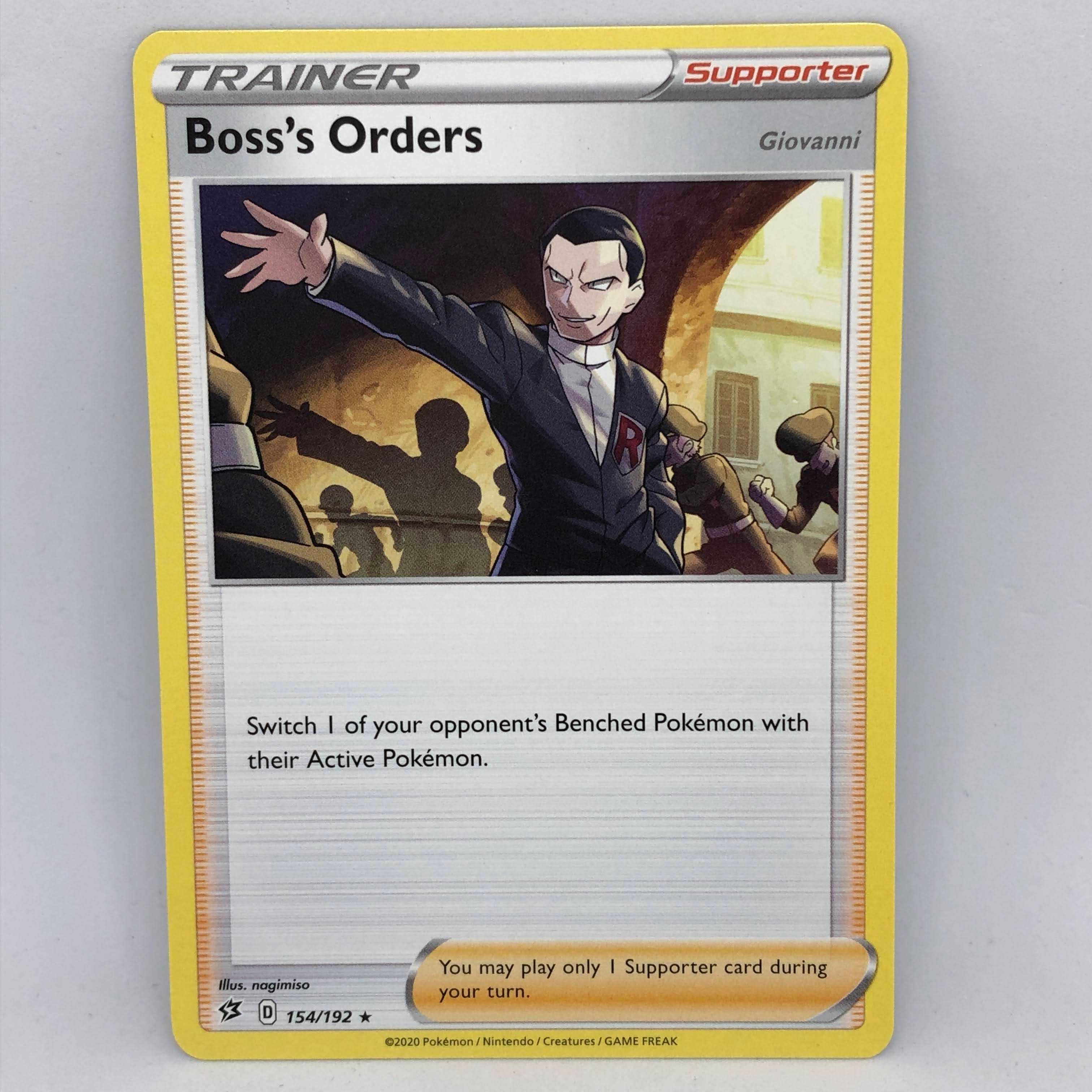 ポケモンカード 海外 ボスの指令 （サカキ） 英語 公式正規品 1枚の