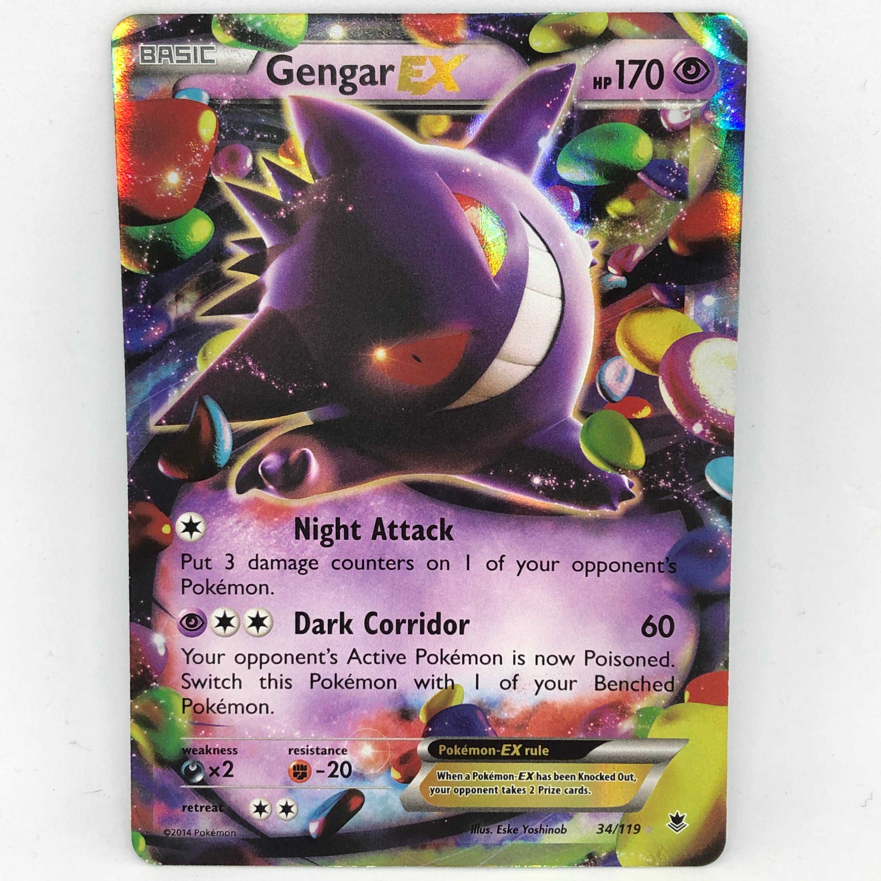 ポケモンカード 海外 ゲンガーEX 34/119 英語 ポケカ EX 1枚の通販