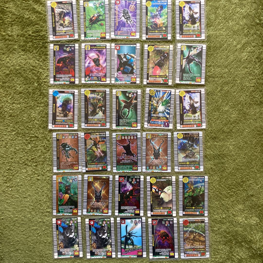 昆虫王者ムシキング！デッキ！55枚まとめ売り！の通販 まー（632673816