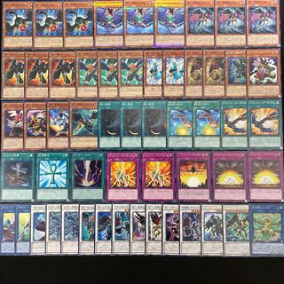 遊戯王 No.443 旋風 BF デッキ40枚+15枚 玄翼竜 ブラックフェザー 30枚