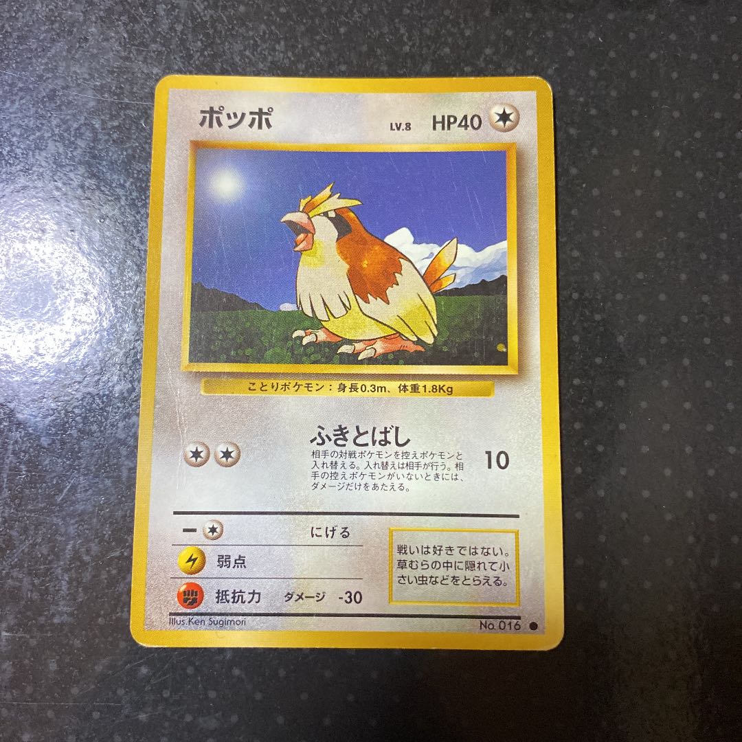 ポケモンカード 旧裏 ポッポ 1枚の通販 RUTO（904857993） | magi