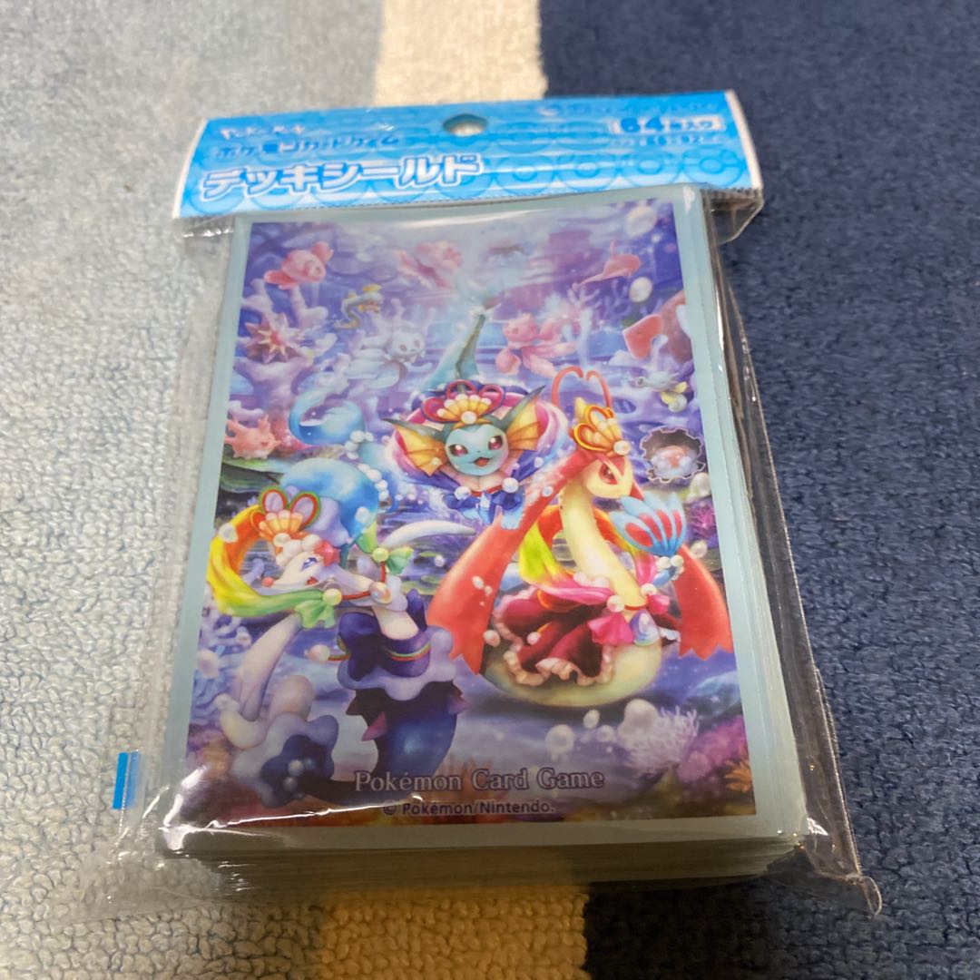 デッキシールド シャワーズ ミロカロス アシレーヌ 64枚 中古の通販