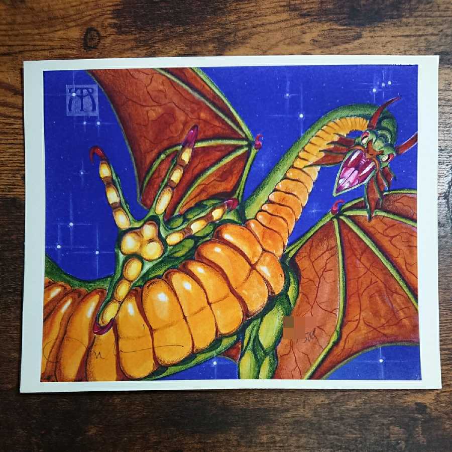 専用】《シヴ山のドラゴン/Shivan Dragon》アートプリント/複製原画 1