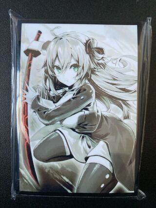 遊戯王 閃刀姫レイ スリーブ 墨絵 ミッドナイトブルー 冬コミの通販