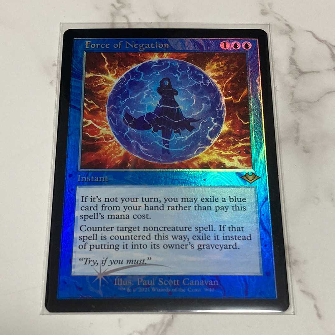 mtg 否定の力 foil 旧枠 英語 MTG 旧枠・Foil 否定の力/Force