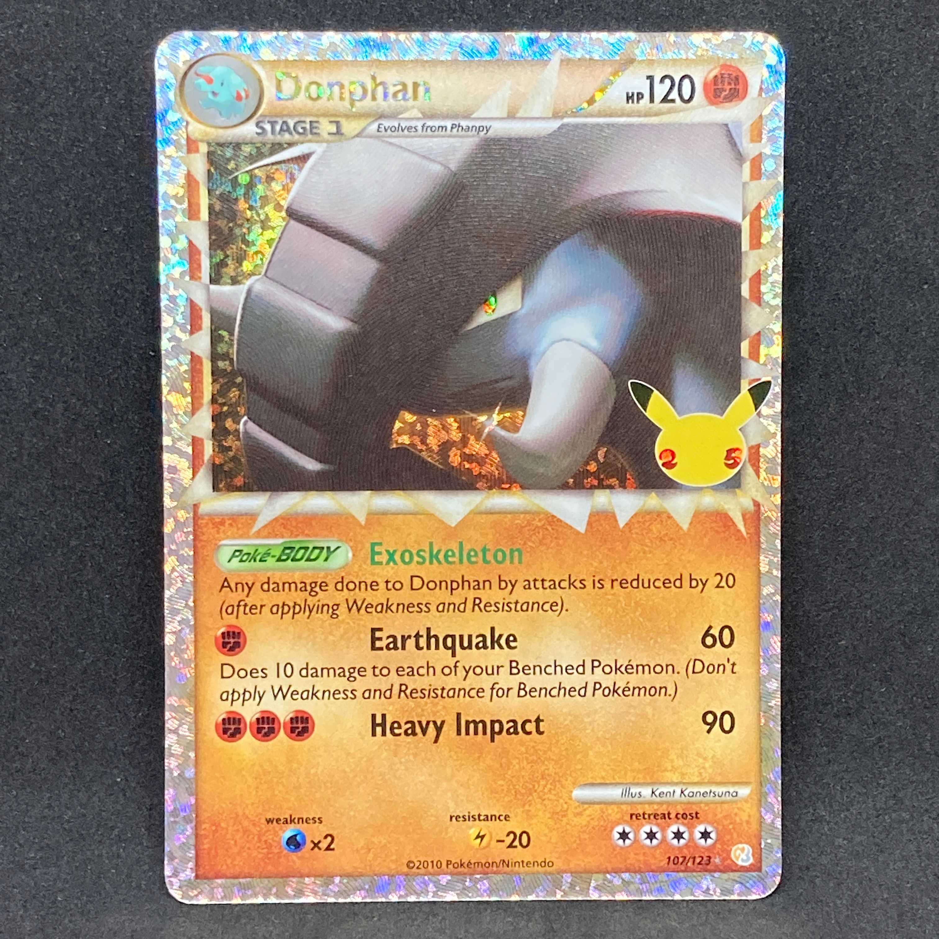 ポケモンカード 海外 ドンファン ポケカ 英語 25th 25周年 1枚の通販