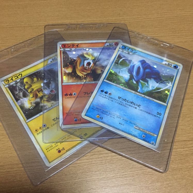 ポケモンカード スイクン、ライコウ、エンテイ 色違い プロモ 1枚の