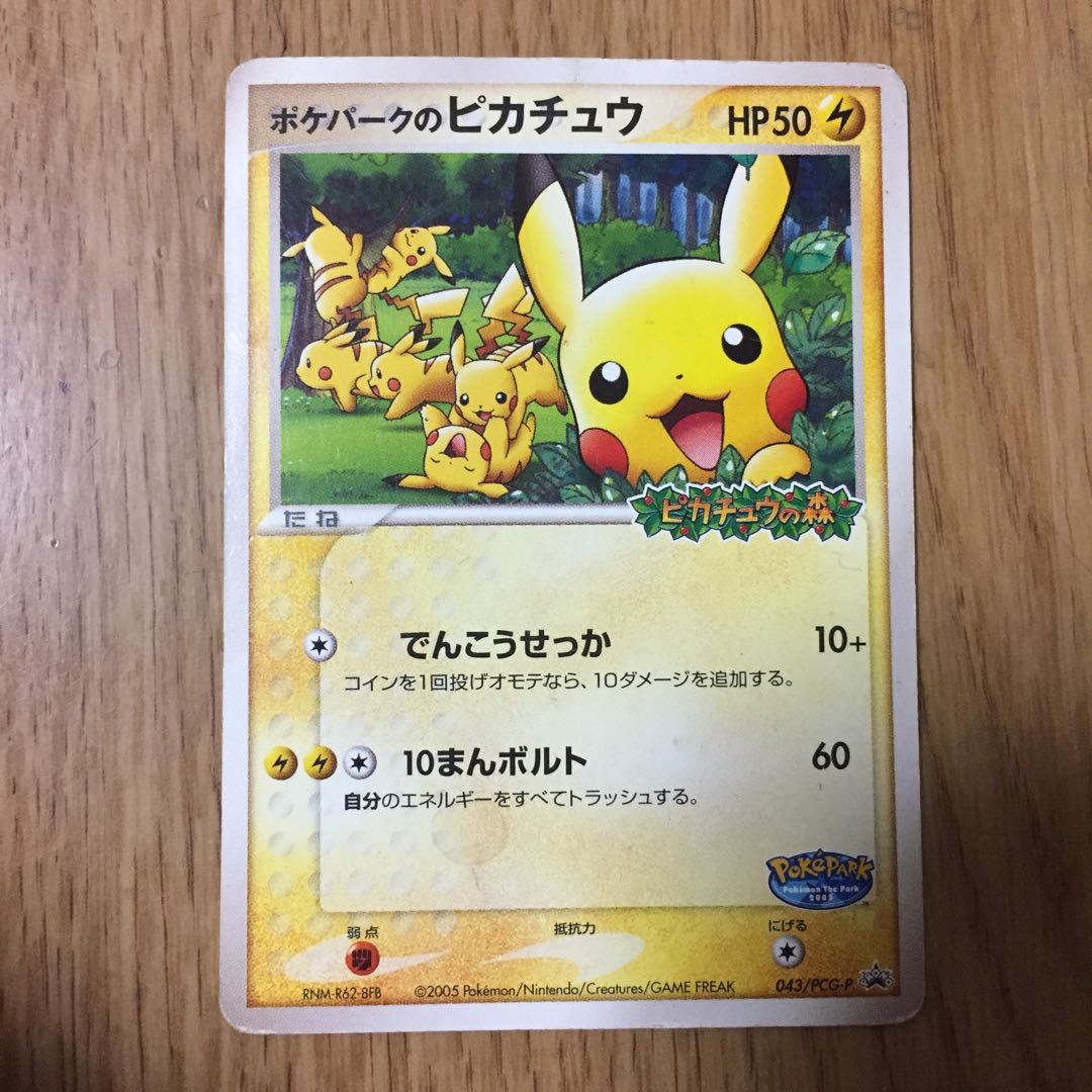 超希少！ ピカチュウの森 ポケパークのピカチュウ 1枚の通販 DUNK