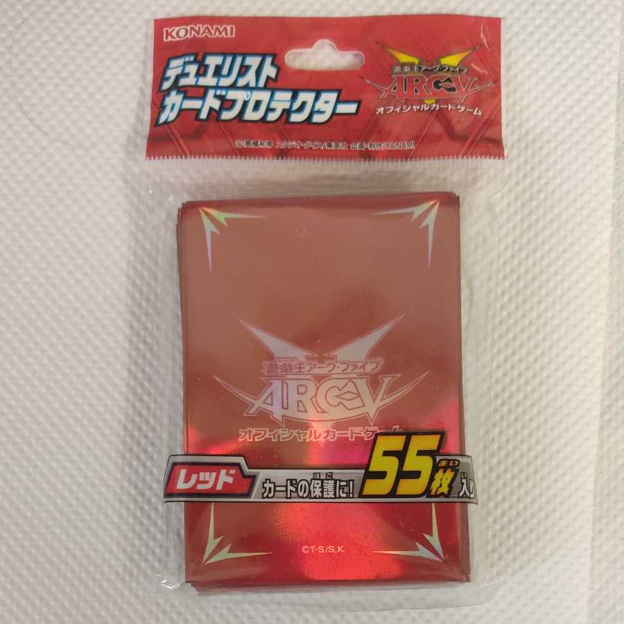 遊戯王ARC-Ⅴ スリーブ 赤の通販 reirei（549693528） | magi