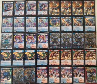 赤青バスター デュエマ デッキ 1枚の通販 えも（932801689） | magi