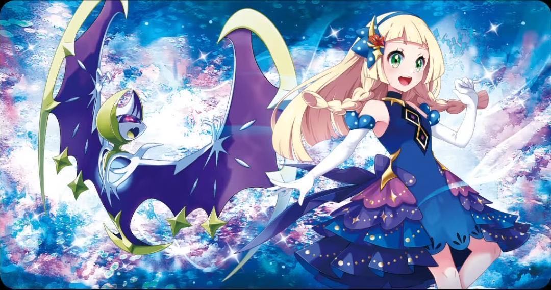 ☆プレイマット☆ ポケモン リーリエ ルナアーラ カスタム仕様 海外版