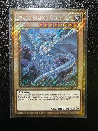 希少 美品 青眼の白龍 イタリア版 ゴールドシークレットレア 1枚の通販