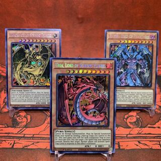 遊戯王【英語版】三幻魔（ウリア・ハモン・ラビエル）シク 3枚セット 3