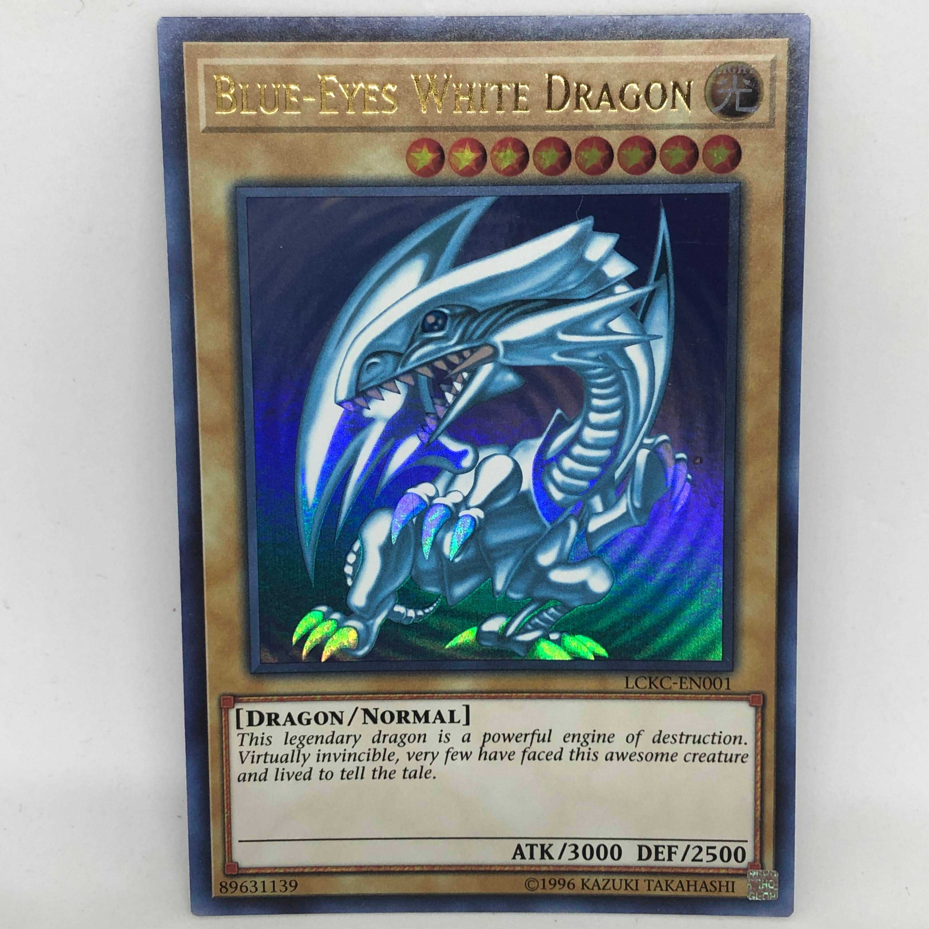 遊戯王 英語 青眼の白龍 LCKC ウルトラ ウル ブルーアイズ 初期絵 1枚