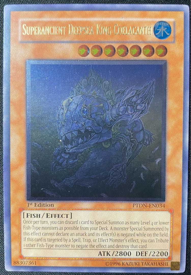 遊戯王 超古深海王シーラカンス 英語 1st レリーフ 1枚の通販 Ralph