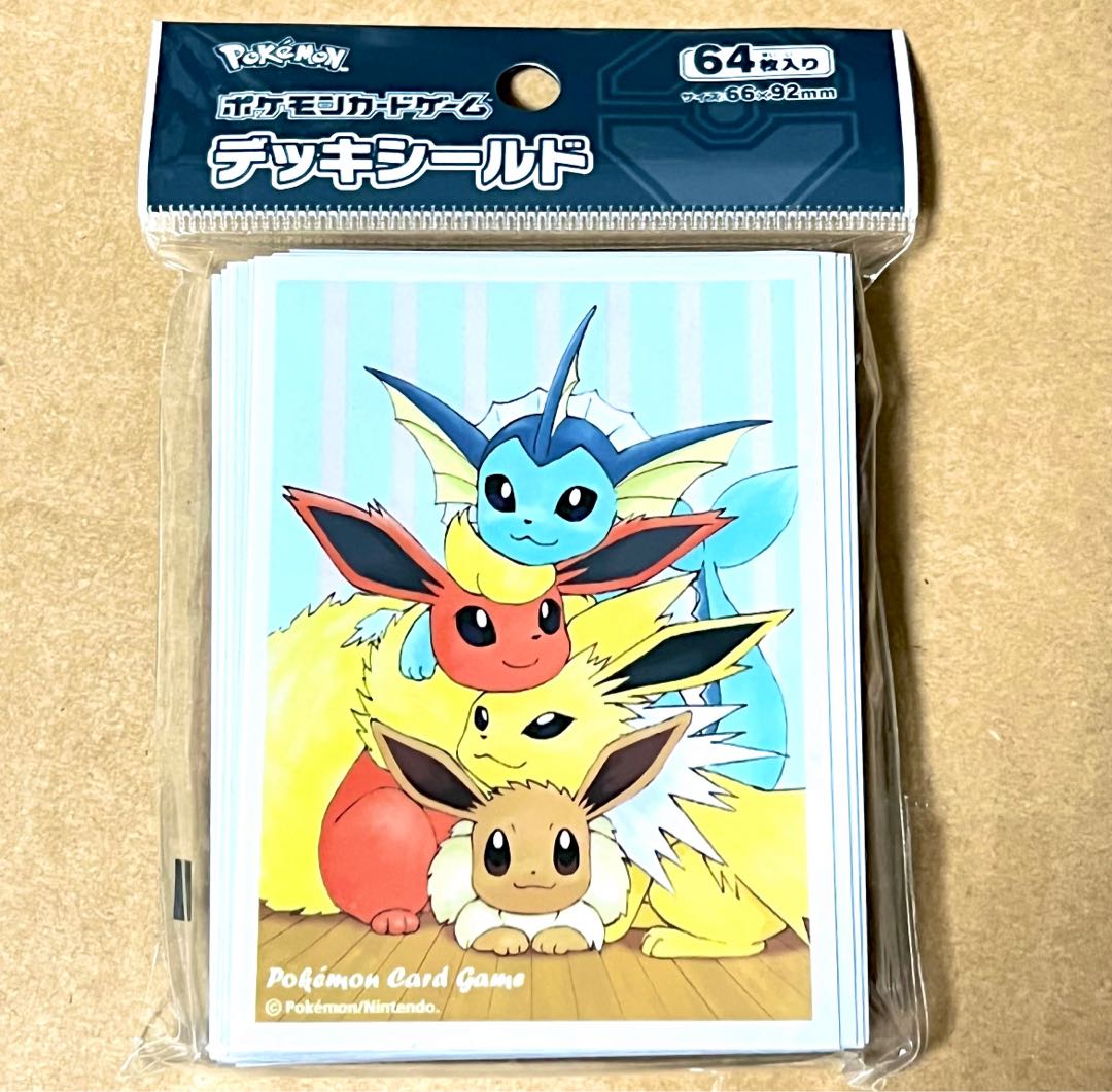 イーブイ シャワーズ サンダース ブースター デッキシールドの通販 さ