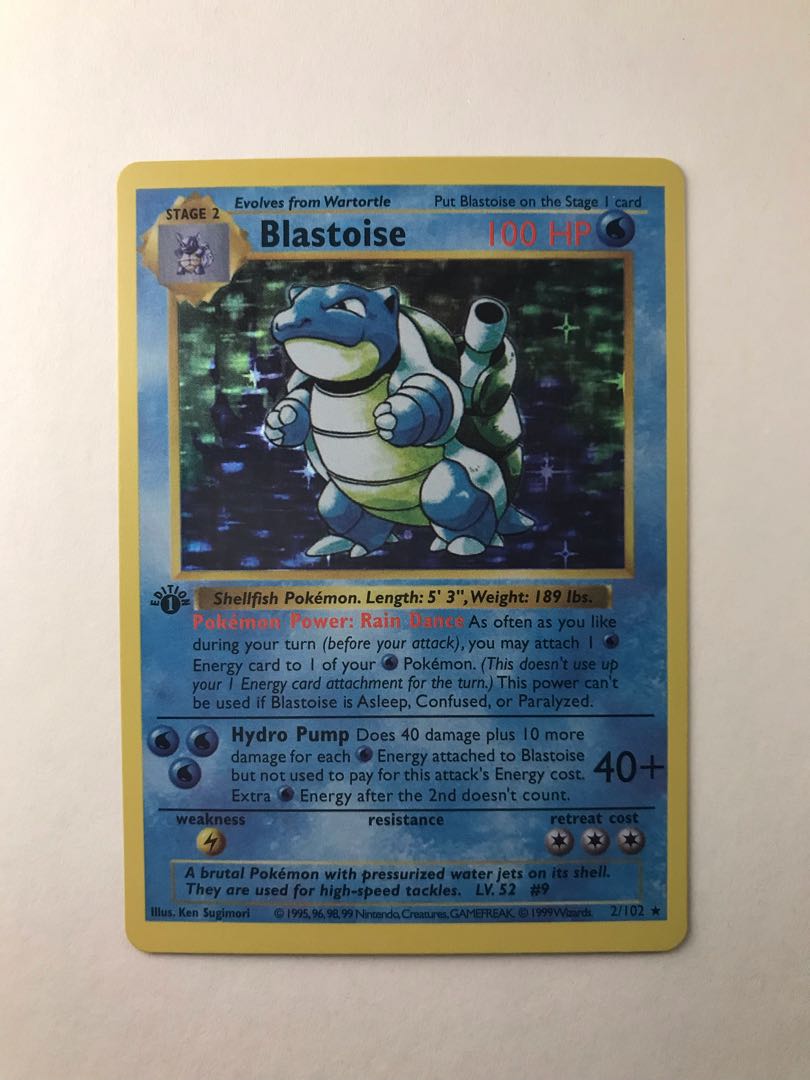 ポケモンカード カメックス 1st ED 1st Edition Blastoise 英語 1枚の