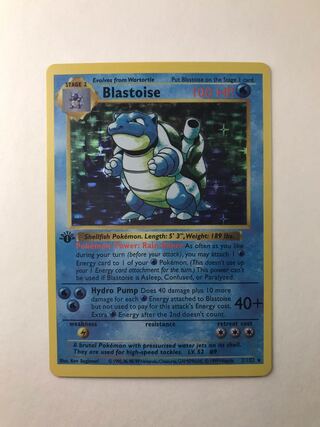 ポケモンカード カメックス 1st ED 1st Edition Blastoise 英語 1枚の