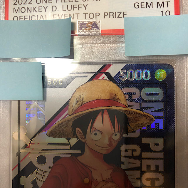 PSA10最高評価 フラッグシップバトル優勝 シリアル ルフィ 完美品 1枚