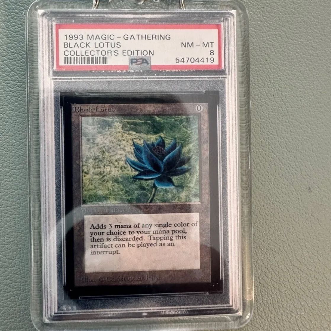 PSA8 MTG ブラックロータス blacklotus スラブ入り アクセサリ 1枚の